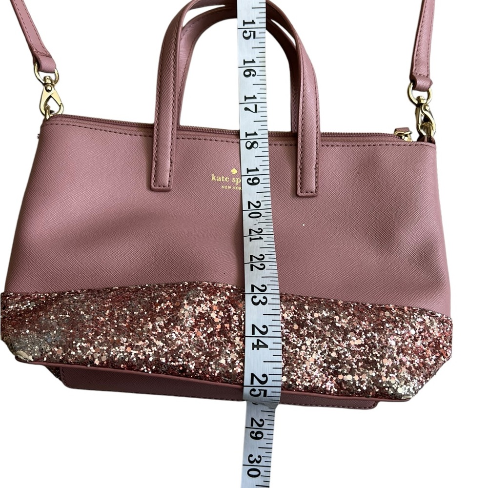 Kate Spade Greta Court Glitter Crossbody Bag FLAWED *READ* - Picture 11 of 12